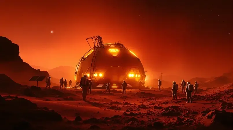 火星殖民者 科幻太空影片封面